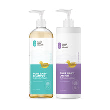 Load image into Gallery viewer, Pure "Baby Care Pack" Shampoo & Body Wash 12oz + Lotion 8oz