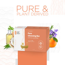 Load image into Gallery viewer, Pure Citrus Lavender Cleansing Soap Bar 4oz