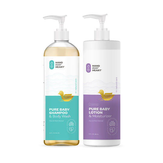 Pure "Baby Care Pack" Shampoo & Body Wash 12oz + Lotion 8oz