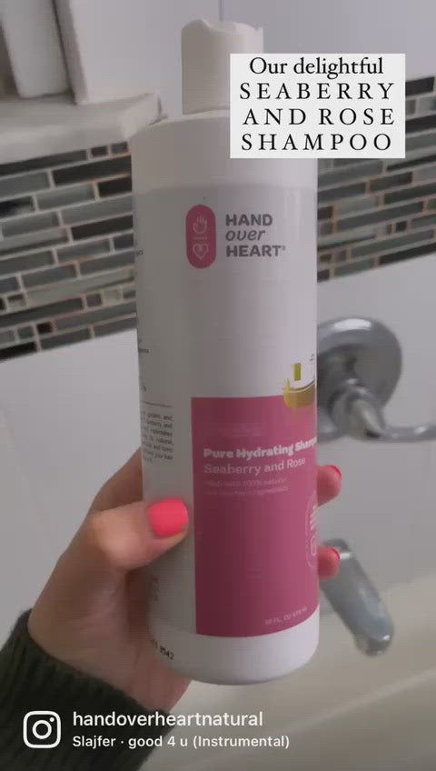 Dykker forår anspændt Pure Seaberry & Rose Shampoo 16oz – Hand over Heart Natural Care