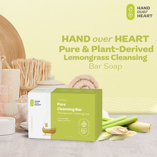 Pure Therapeutic Lemongrass Cleansing Soap Bar 4oz