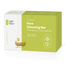 Load image into Gallery viewer, Pure Therapeutic Lemongrass Cleansing Soap Bar 4oz
